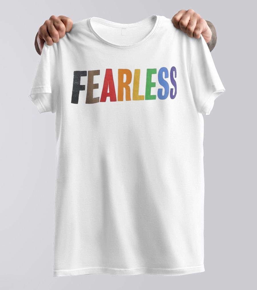 Fearless Pride Kamala Harris Rainbow Bold Empowerment T-Shirt