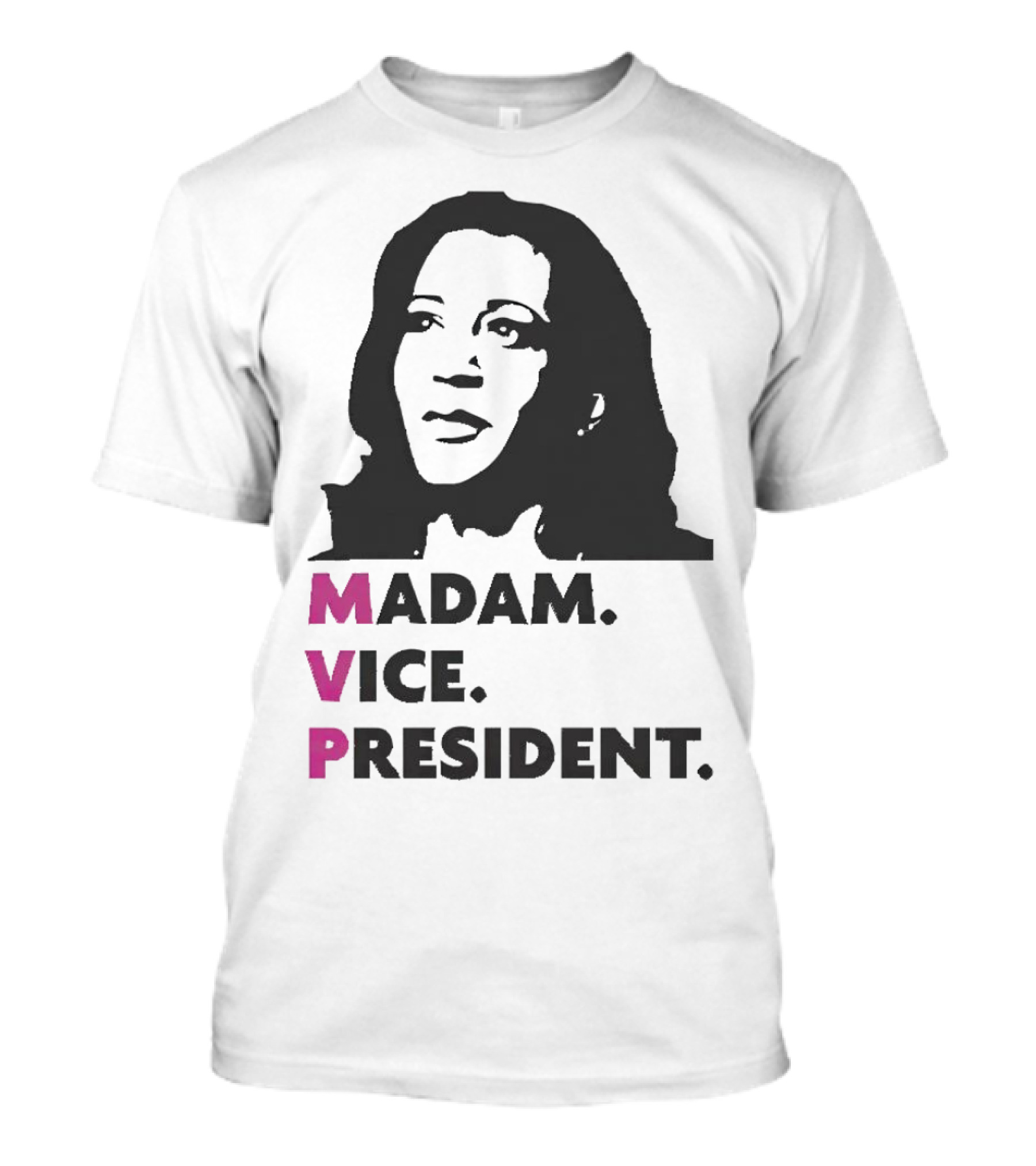 MVP Madam Vice President Kamala Harris Black T-Shirt