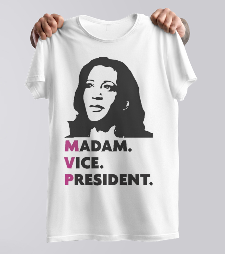 MVP Madam Vice President Kamala Harris Black T-Shirt