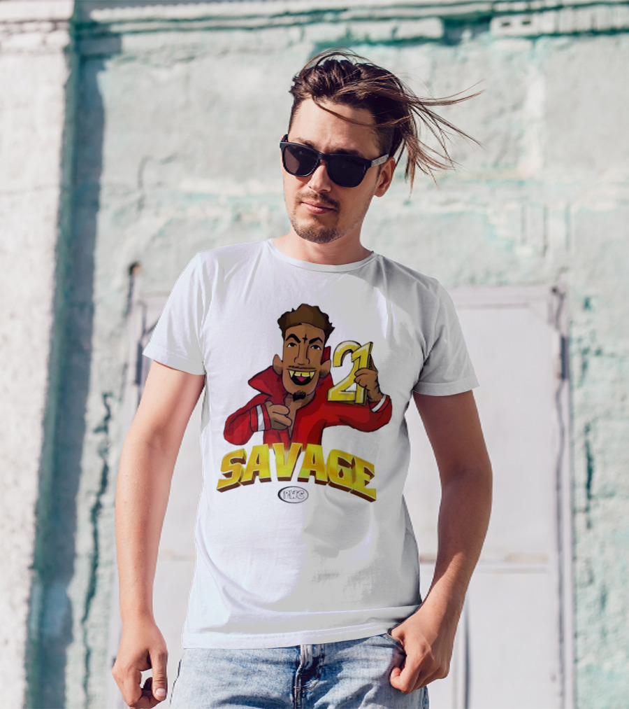 Savage 21 PWC Cartoon Character T-Shirt