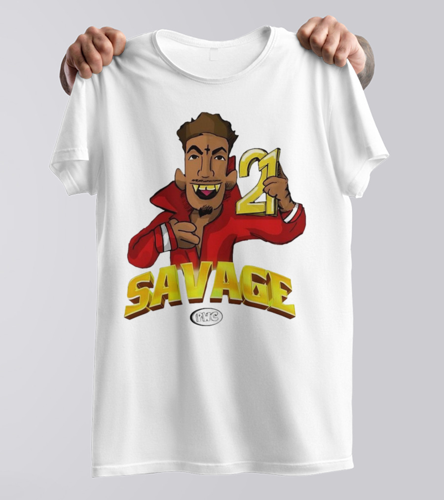 Savage 21 PWC Cartoon Character T-Shirt
