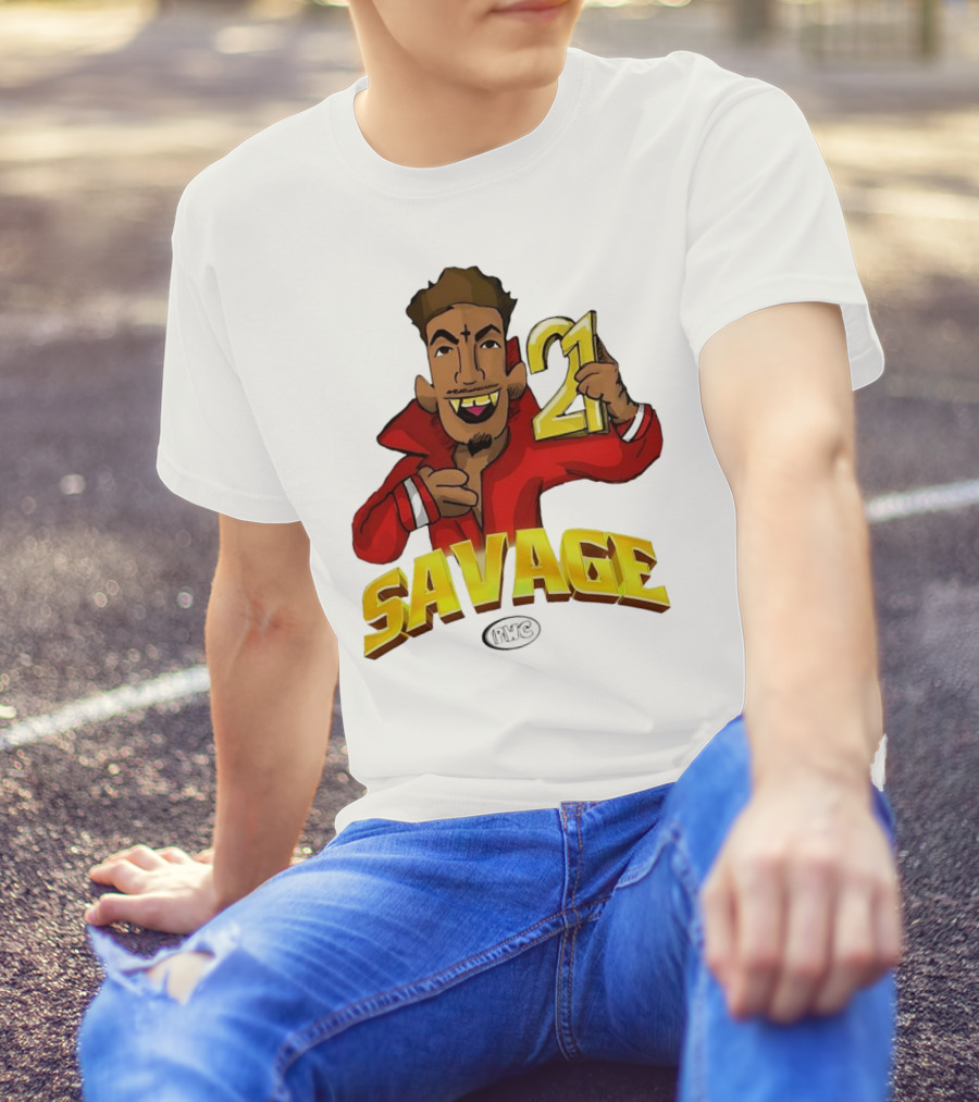 Savage 21 PWC Cartoon Character T-Shirt