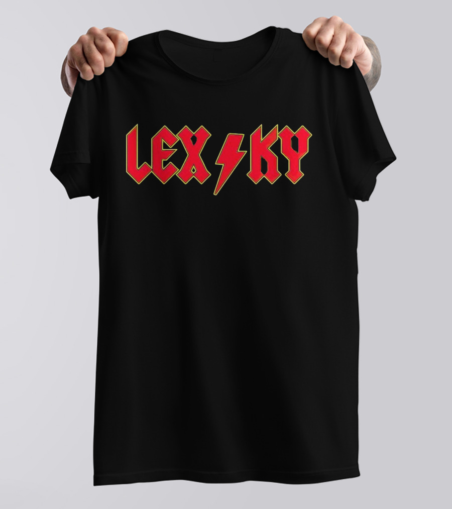 LEX KY Lightning Bolt Rock T-Shirt