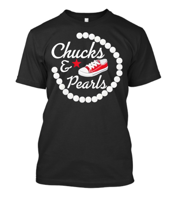 Chucks Pearls Red Sneaker Star T-Shirt
