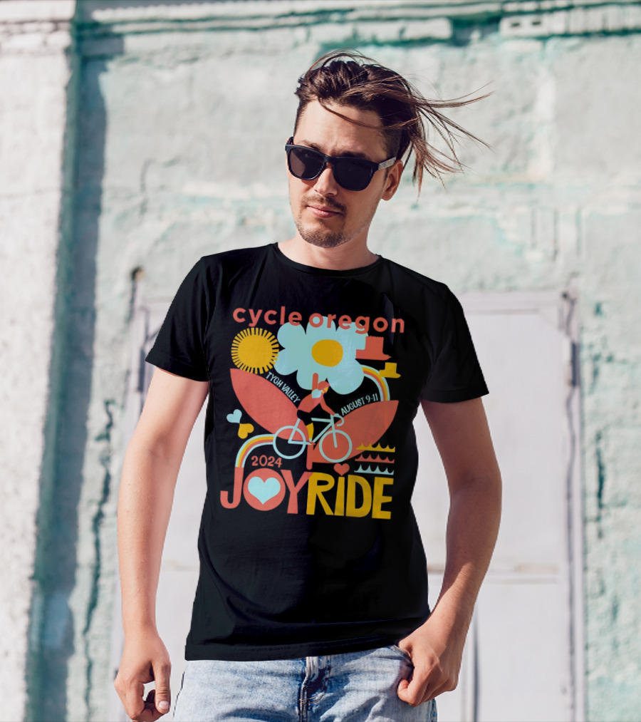 Cycle Oregon 2024 Tygh Valley August 9-11 Joyride Bike Adventure T-Shirt