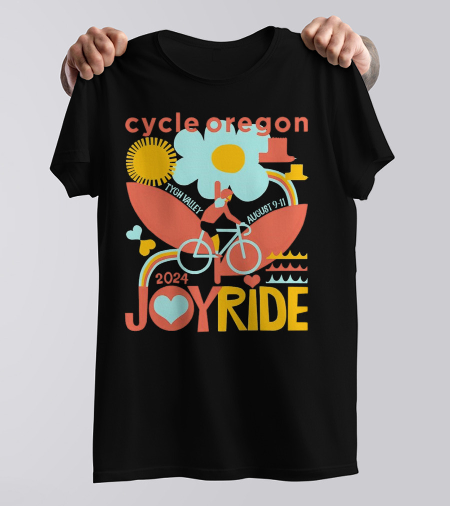 Cycle Oregon 2024 Tygh Valley August 9-11 Joyride Bike Adventure T-Shirt