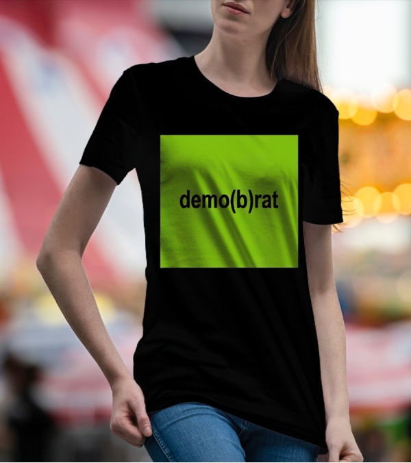 Democratic Lt. Governors Kamala Harris Demo(B)Rat Bright Green T-Shirt