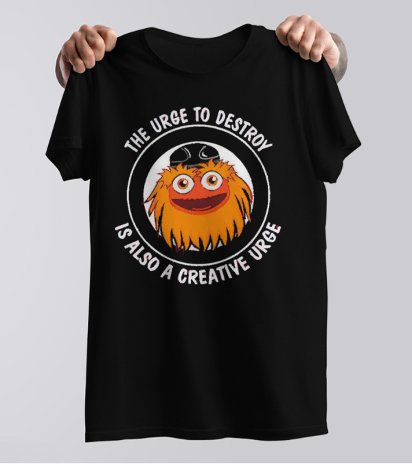 Gritty Philly Urge To Destroy Creative Urge T-Shirt