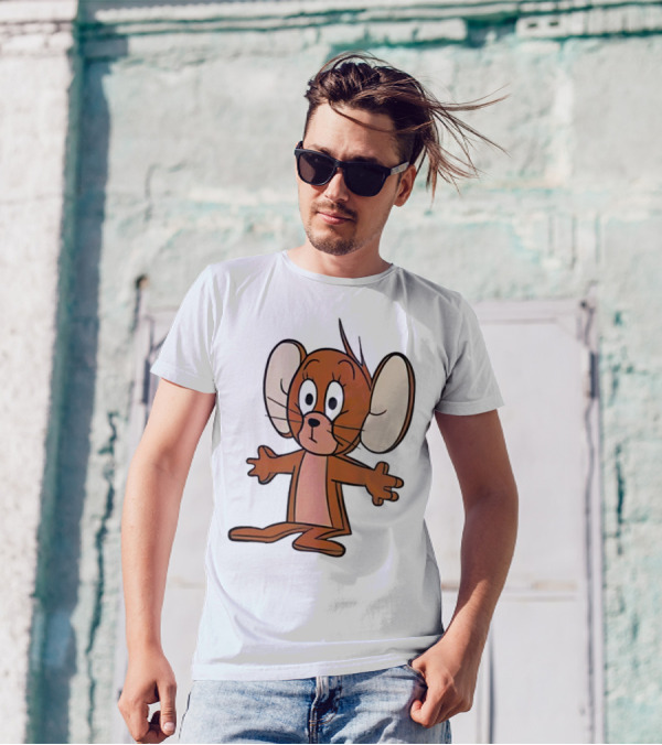 Hanna Barbera Tom And Jerry Jerry Iconic Character T-Shirt