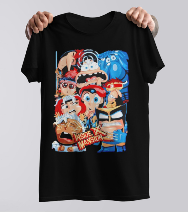 Inside X Mansion Inside Out 2 X-Men Mashup T-Shirt