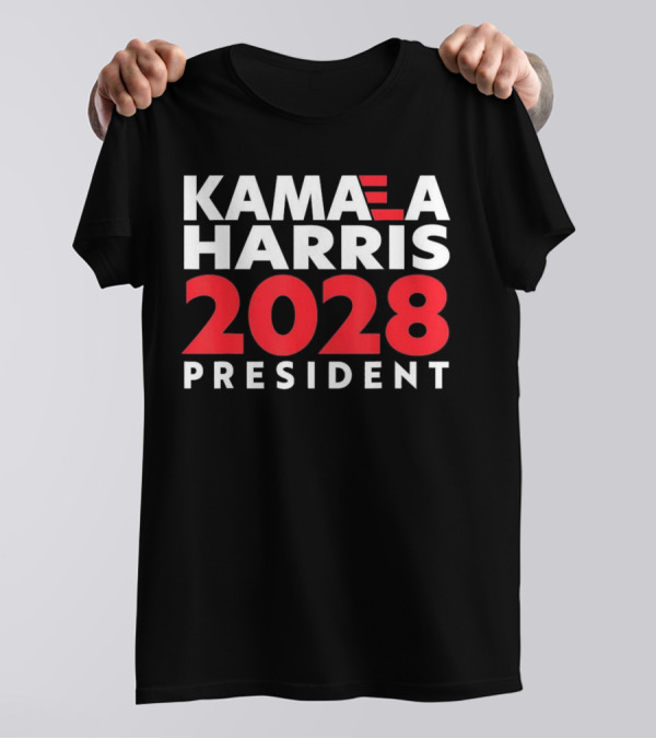 Kamala Harris 2028 President Campaign T-Shirt