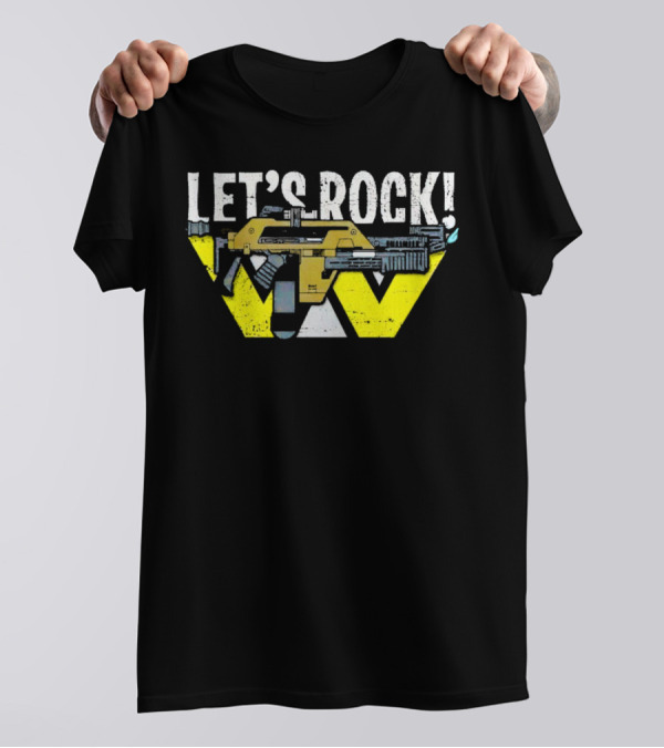 LET'S ROCK Aliens Weyland Yutani Pulse Rifle T-Shirt