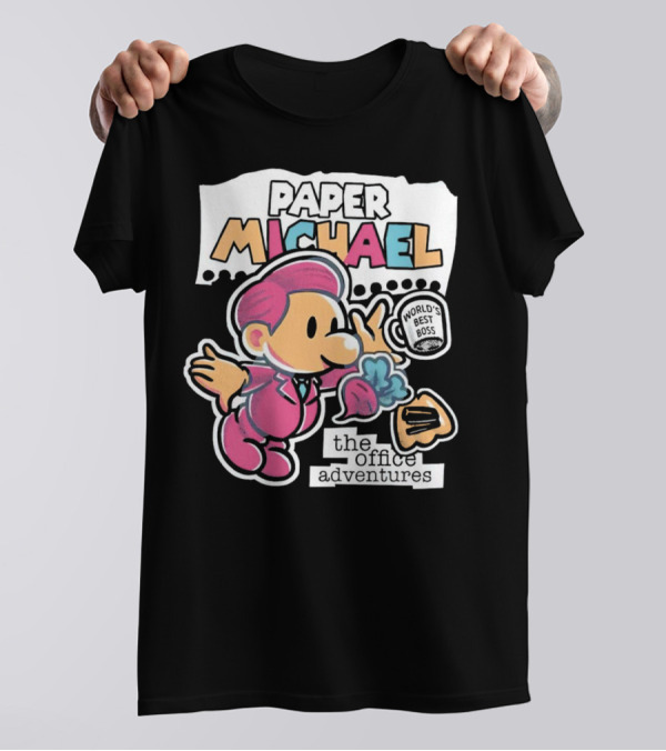 Paper Michael World's Best Boss The Office Adventures T-Shirt