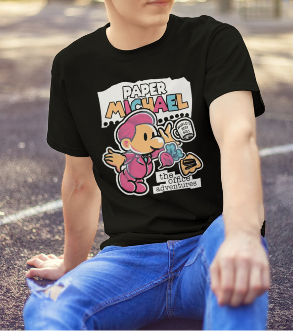 Paper Michael World's Best Boss The Office Adventures T-Shirt