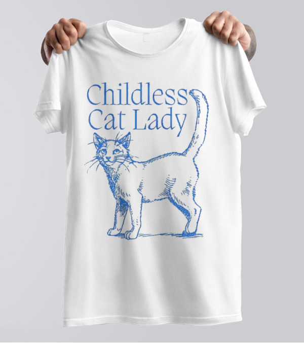 Childless Cat Lady Feline T-Shirt