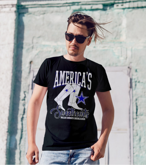 America's Sweethearts Dallas Cowboys Cheerleaders Boots T-Shirt