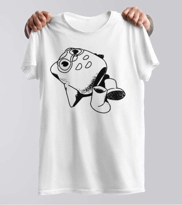 Duolingo Store Disgruntled Duo Owl With Boots T-Shirt