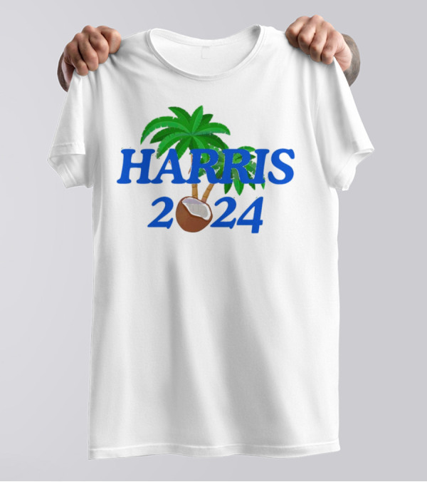 Harris 2024 Coconut Palm Tree T-Shirt
