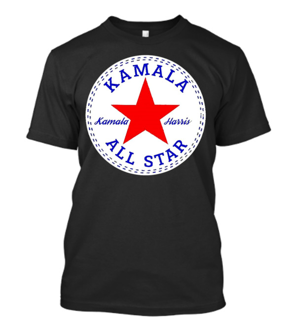 Kamala Harris All Star Red Star Emblem T-Shirt