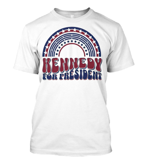 Kennedy For President USA Rainbow T-Shirt
