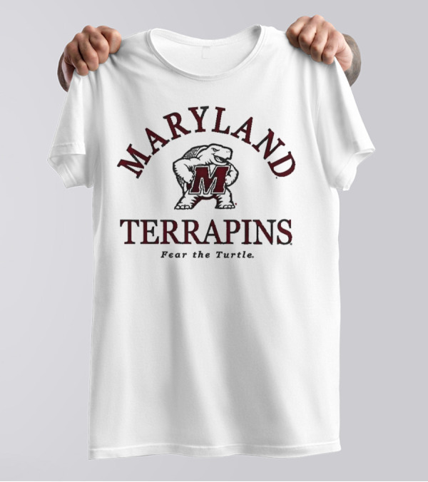 Maryland Terrapins Fear The Turtle Bold Mascot T-Shirt