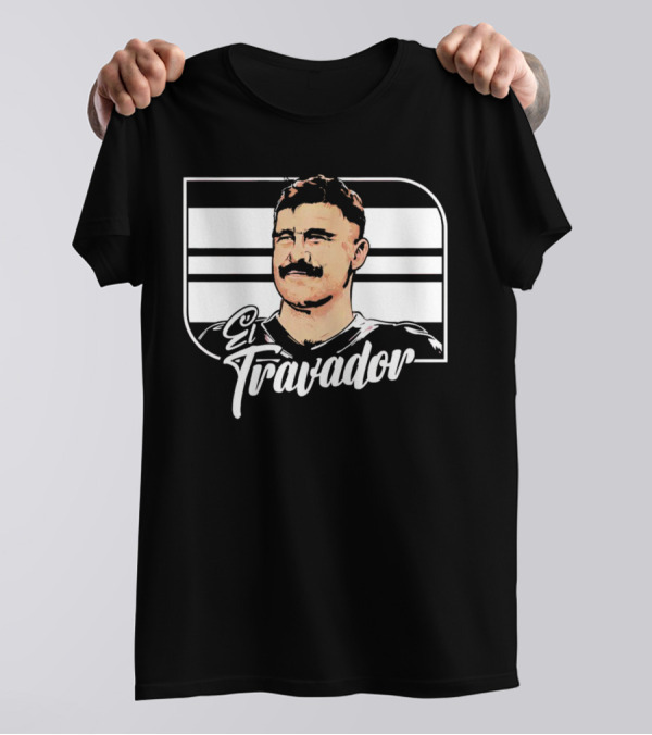 Travis Kelce El Travador NFL Football Player Caricature T-Shirt