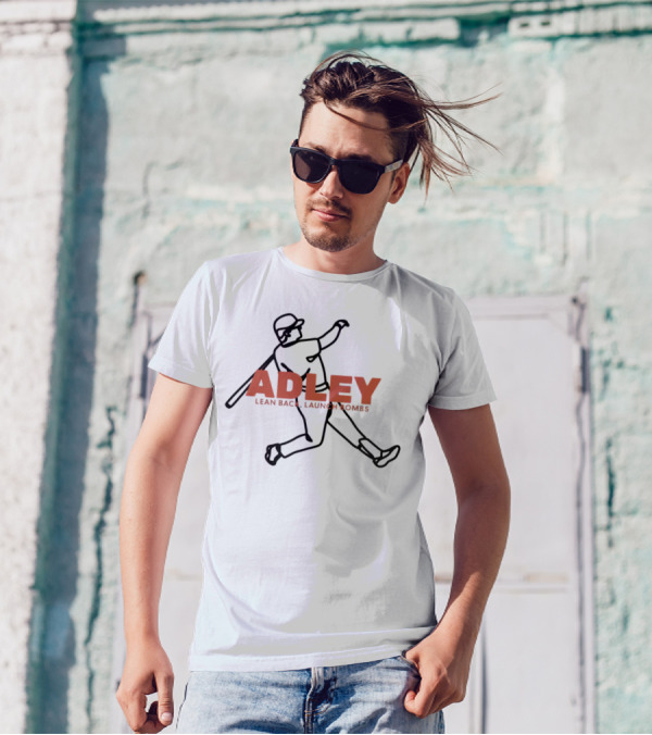Adley Lean Back Launch Bombs Baseball T-Shirt