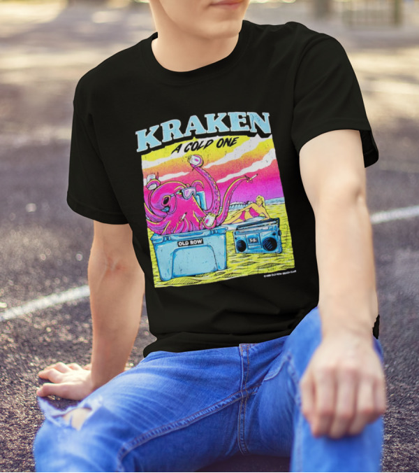 KRAKEN A COLD ONE OLD ROW BEACH CLUB T-Shirt