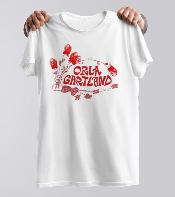 Orla Gartland Floral Red Faces T-Shirt