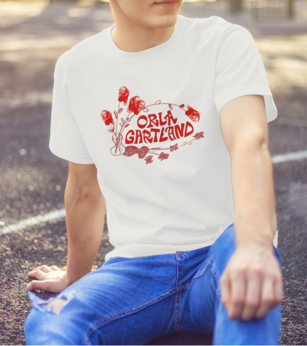 Orla Gartland Floral Red Faces T-Shirt