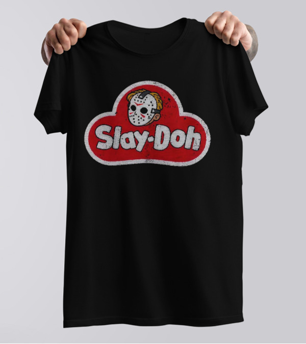 Slay-Doh Jason Mask Horror T-Shirt