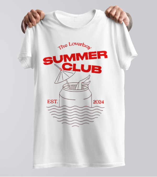 The Loverboy Summer Club Est. 2024 Poolside Vibes T-Shirt