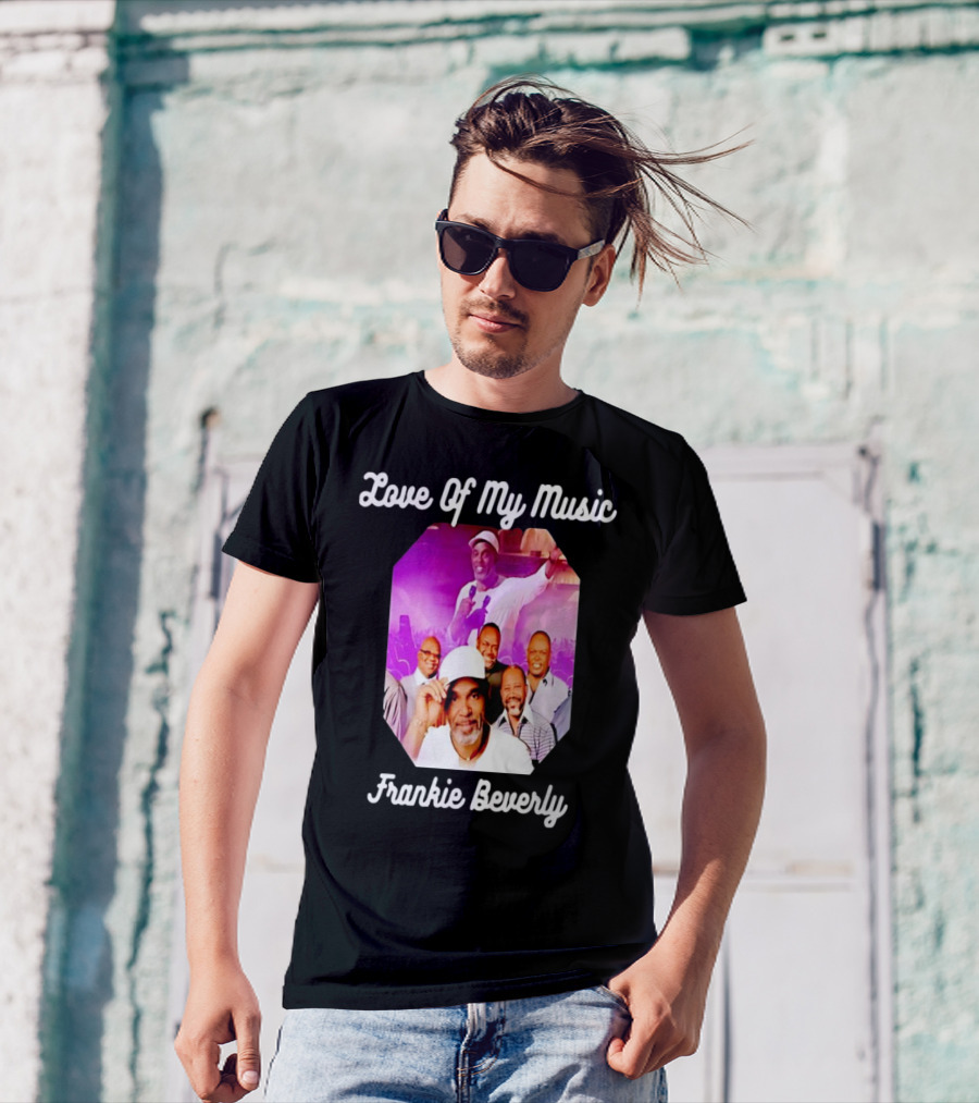 Love Of My Music Frankie Beverly Concert Band Image T-Shirt
