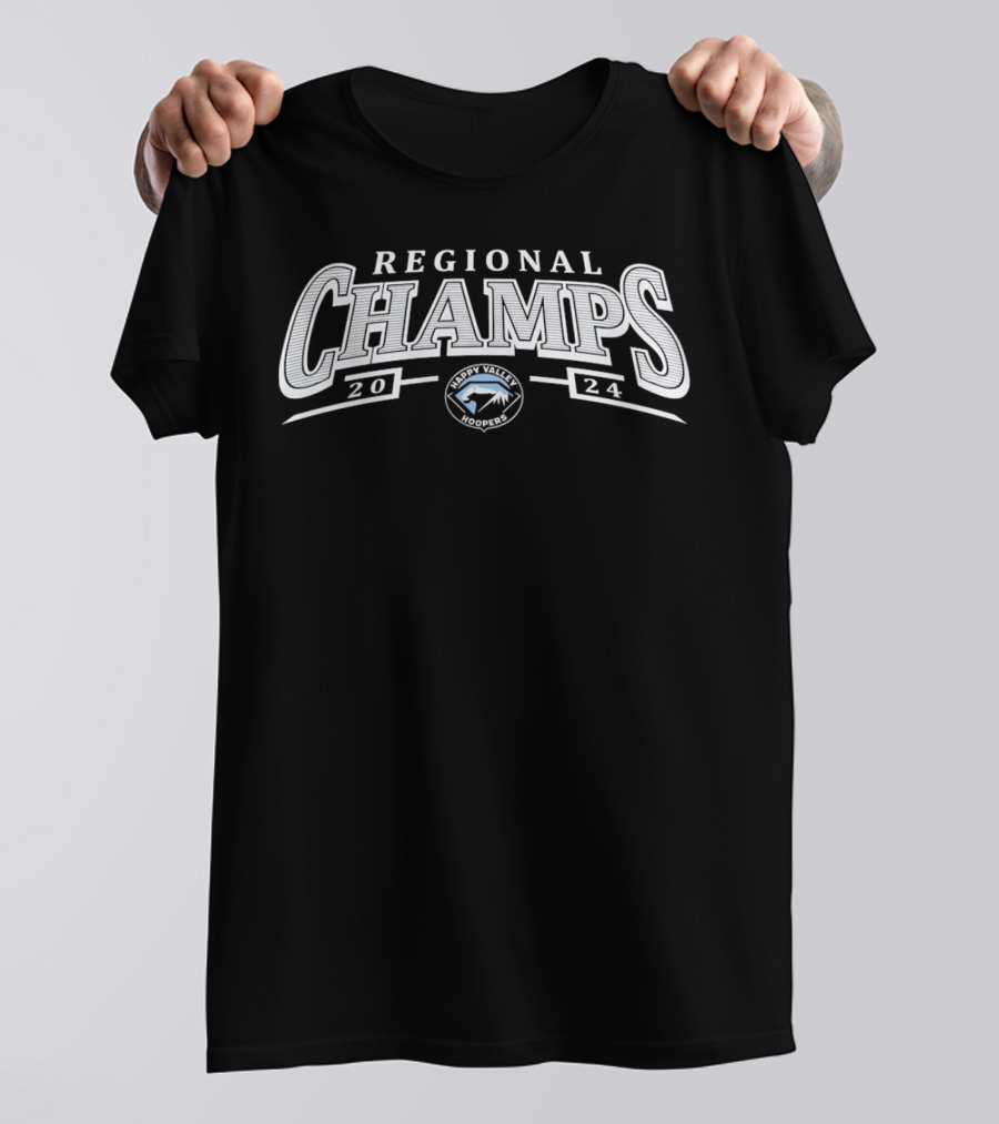 Regional Champs Happy Valley Hoopers 2024 Basketball Victory T-Shirt