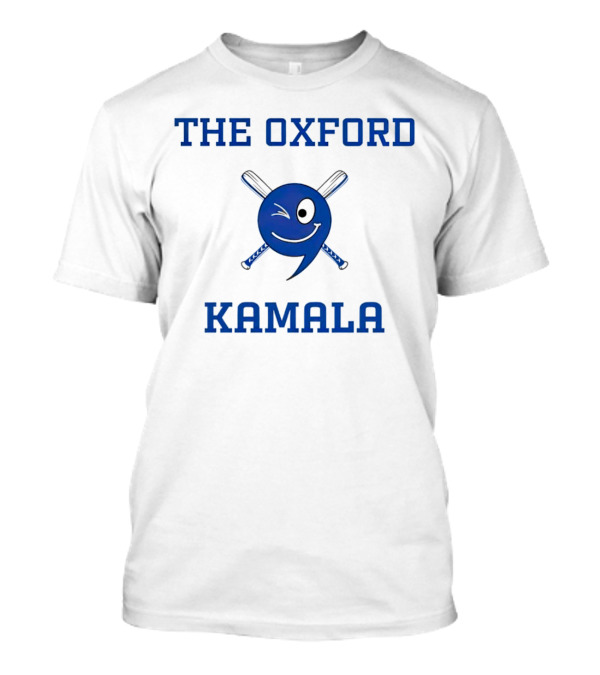 The Oxford Kamala Winking Face With Crossed Baseball Bats T-Shirt