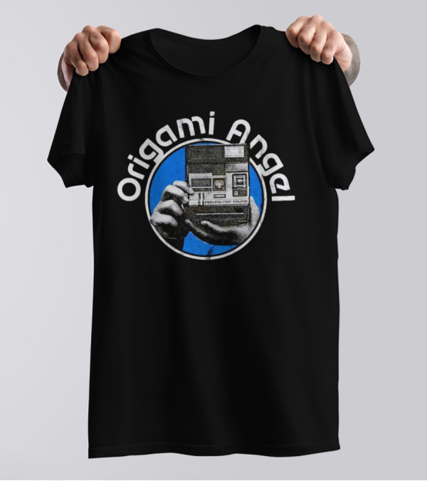 Origami Angel Feeling Not Found Polaroid Image T-Shirt