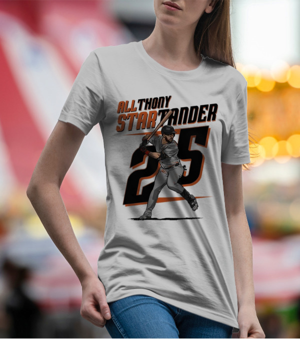 Anthony Santander All-Star Baseball Player Number 25 Baltimore T-Shirt