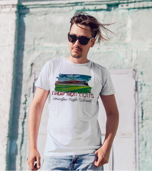 Friday Night Lights Lexington High School Football Stadium T-Shirt