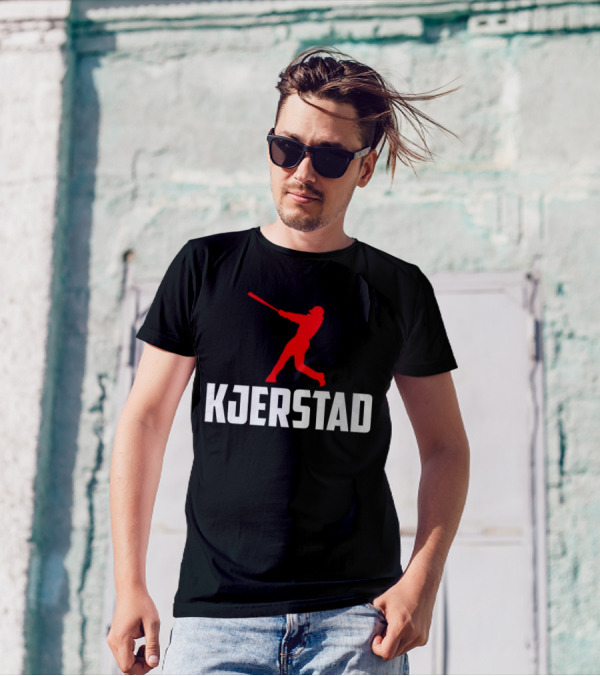 Kjerstad Baseball Player Silhouette Baltimore Orioles T-Shirt