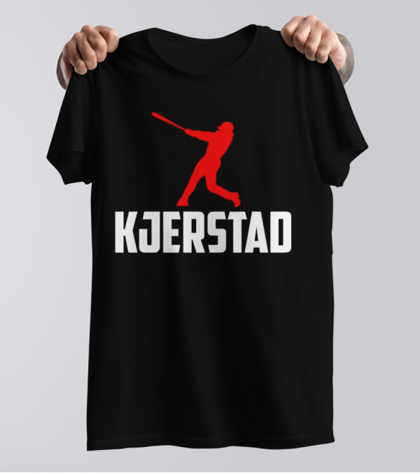 Kjerstad Baseball Player Silhouette Baltimore Orioles T-Shirt