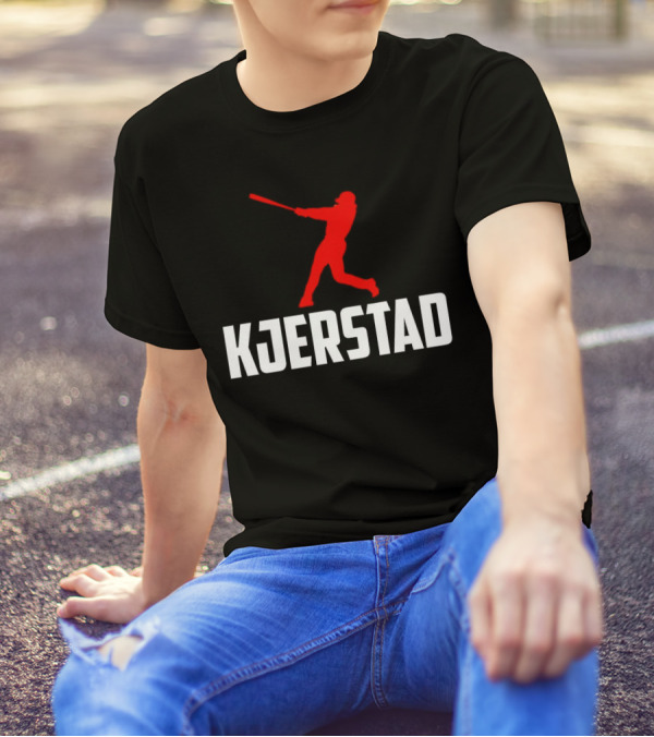 Kjerstad Baseball Player Silhouette Baltimore Orioles T-Shirt