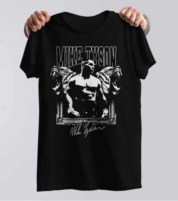 Mike Tyson King Of Tigers Iconic Boxing Legend T-Shirt