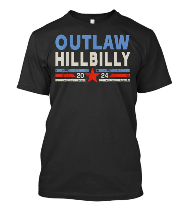 Outlaw Hillbilly 2024 Star And Stripes T-Shirt
