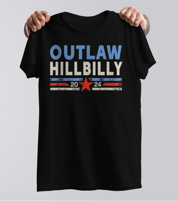 Outlaw Hillbilly 2024 Star And Stripes T-Shirt