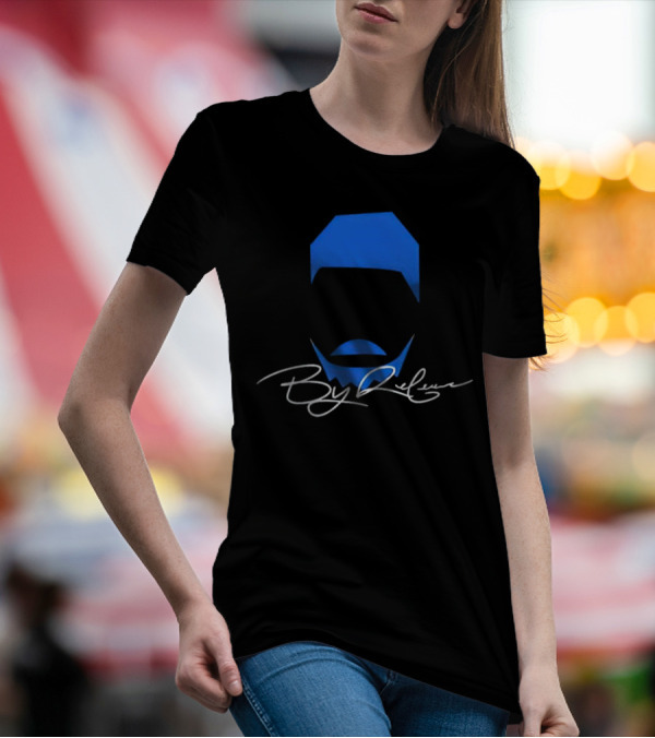By Release Signature Blue Hat And Beard T-Shirt