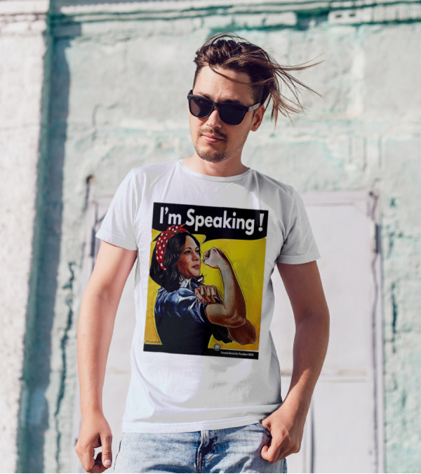 I'm Speaking Kamala Harris For President 2024 Rosie The Riveter T-Shirt