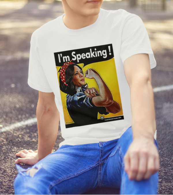 I'm Speaking Kamala Harris For President 2024 Rosie The Riveter T-Shirt