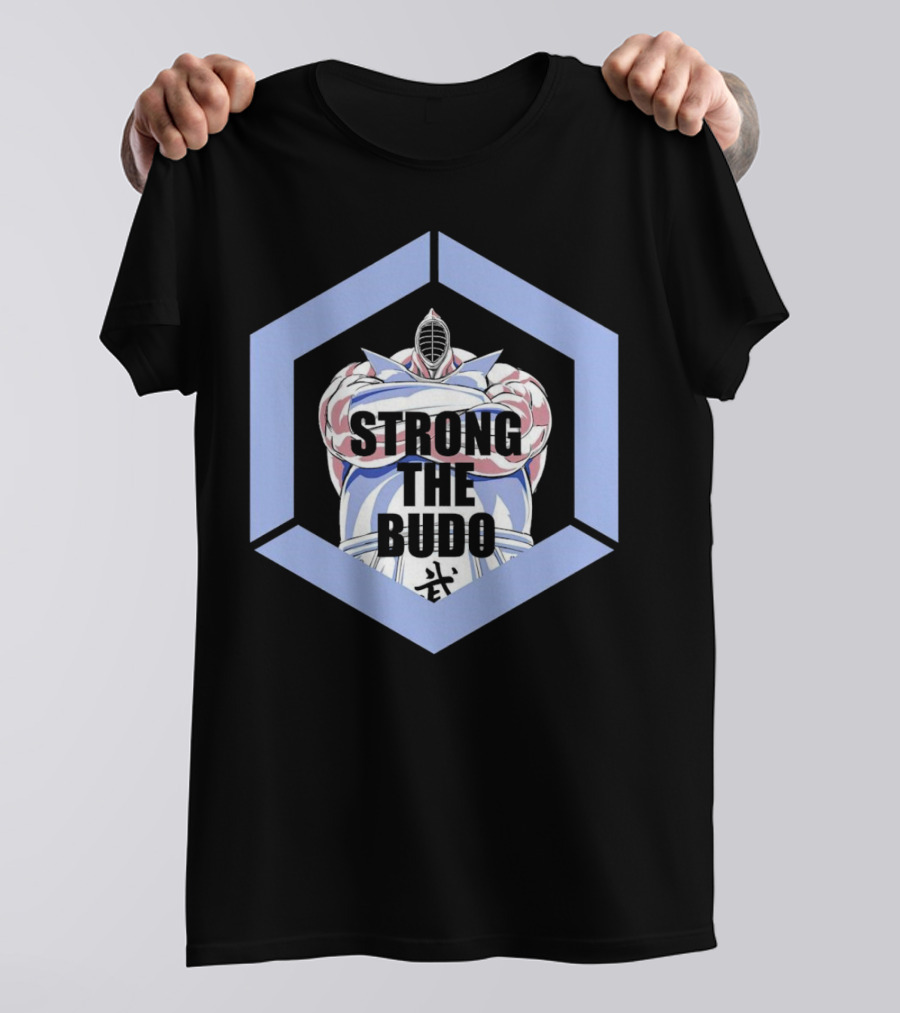 Strong The Budo Martial Arts Warrior Hexagon Emblem T-Shirt