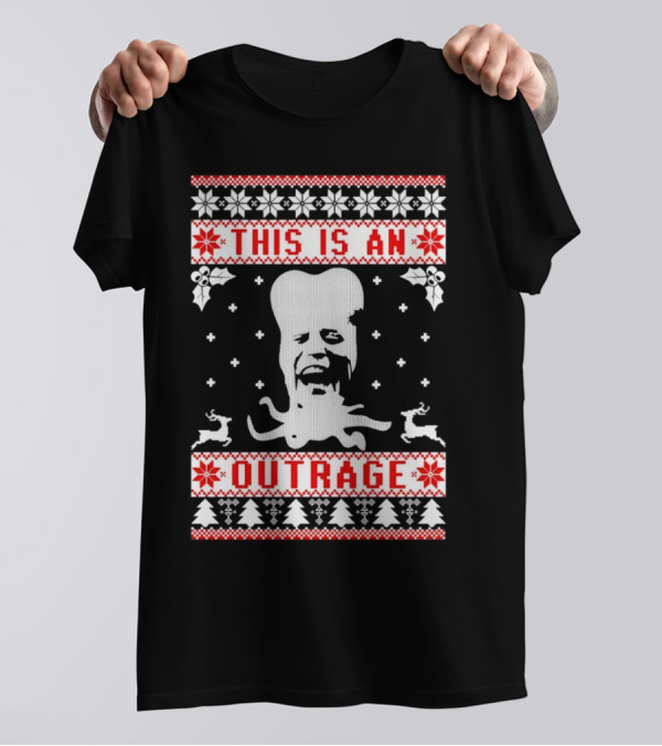 This Is An Outrage The Mighty Boosh Ugly T-Shirt