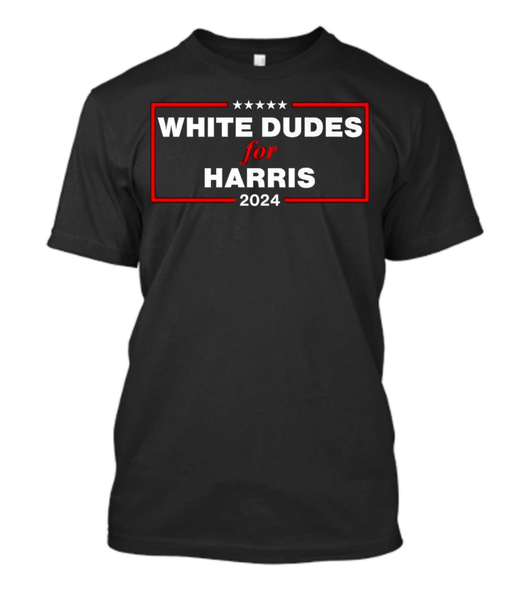 White Dudes For Harris 2024 Campaign Stars T-Shirt
